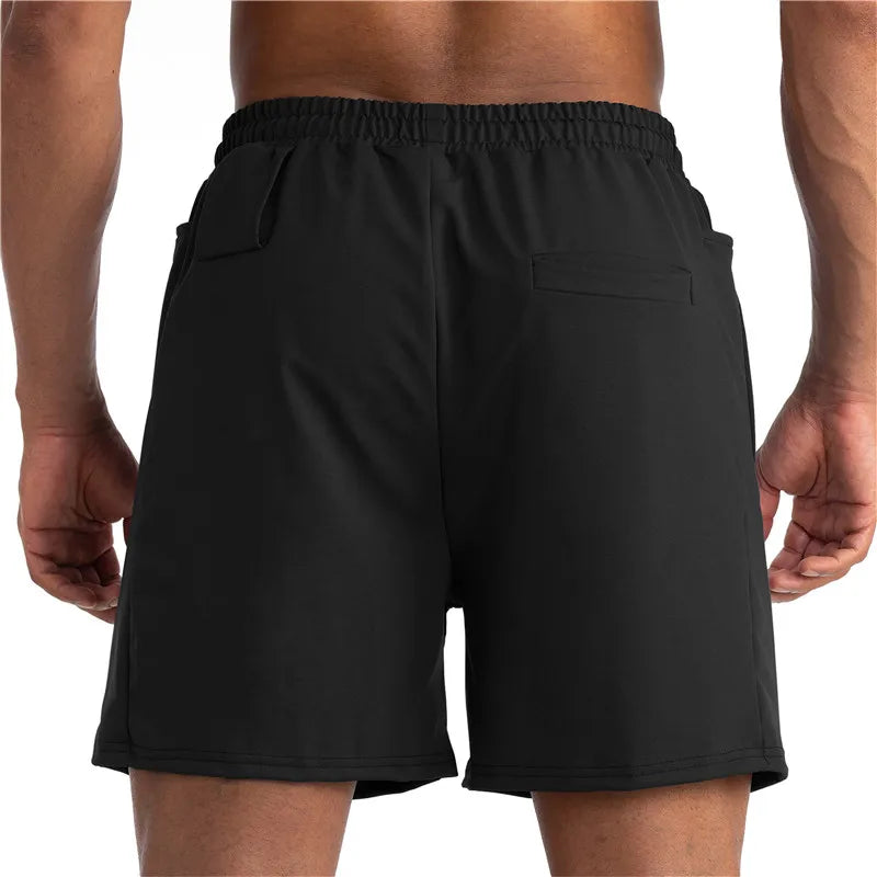 2024 Running Shorts Men Quick Dry Sport Shorts Fitness Jogging Training Short Pants Beach Male Sports Workout Bottoms