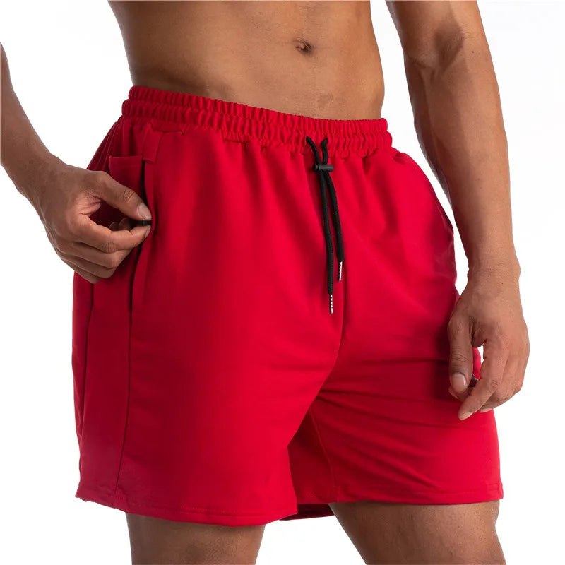 2024 Running Shorts Men Quick Dry Sport Shorts Fitness Jogging Training Short Pants Beach Male Sports Workout Bottoms