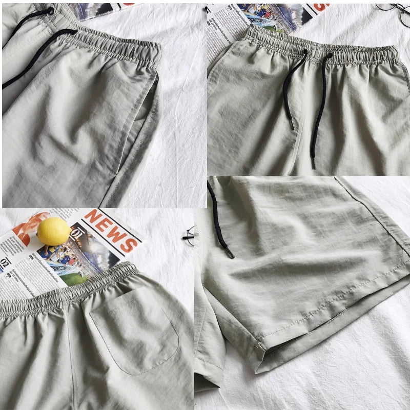 2023 Summer Men Swim Shorts Trunks Beach Board Shorts Waterproof Men Running Sports Casual Short Pants Beach Fitness Pants