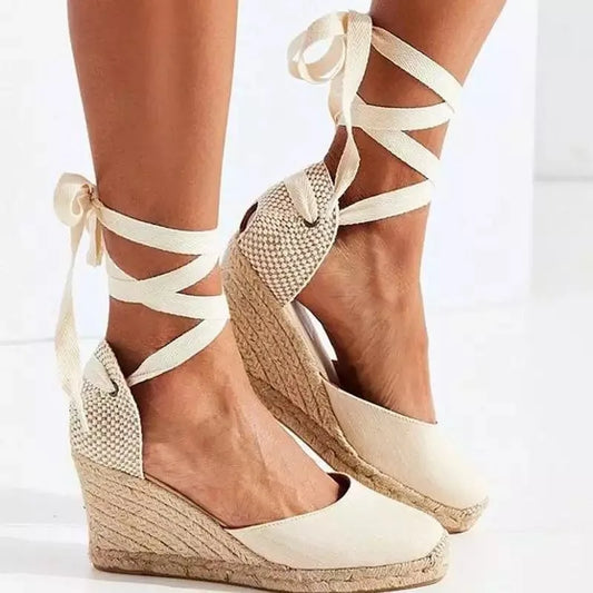 Wedges Shoes for Women Slip on Closed Toe Espadrille Platform Women Sandals 2022 Summer Shoes Platform Sandalias De Mujer Zapato