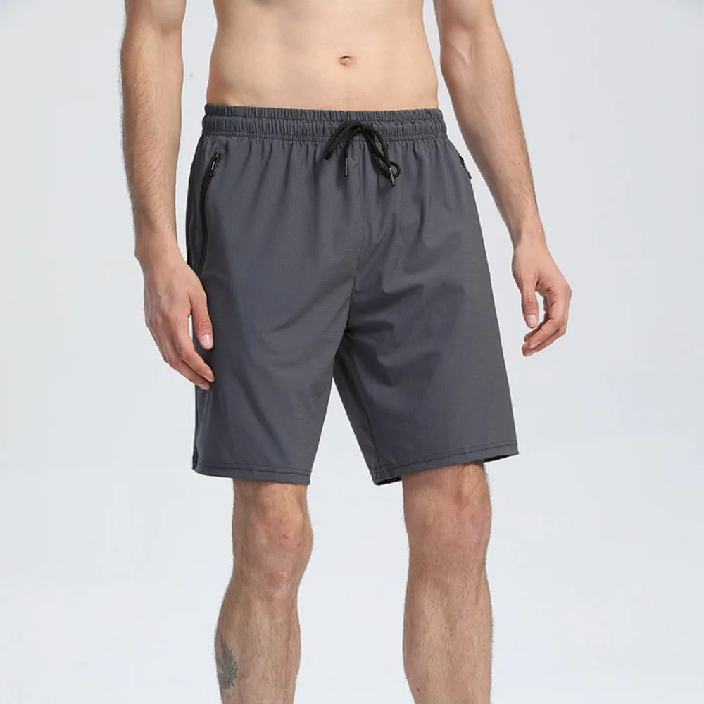 Summer Sports Pants Men's Running Fitness Pants Quick-drying Loose Casual Shorts Five-quarter Pants Students