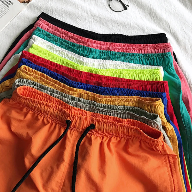 2023 Summer Men Swim Shorts Trunks Beach Board Shorts Waterproof Men Running Sports Casual Short Pants Beach Fitness Pants