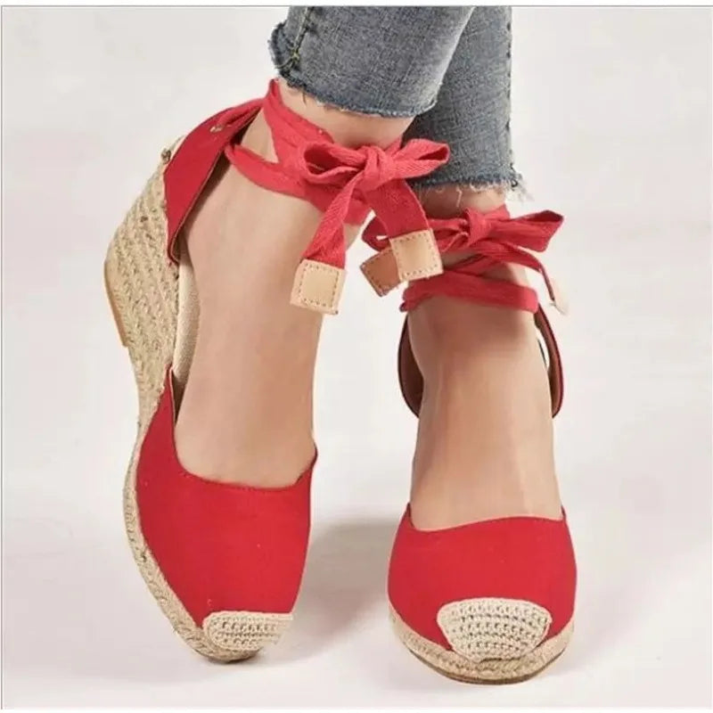 Wedges Shoes for Women Slip on Closed Toe Espadrille Platform Women Sandals 2022 Summer Shoes Platform Sandalias De Mujer Zapato