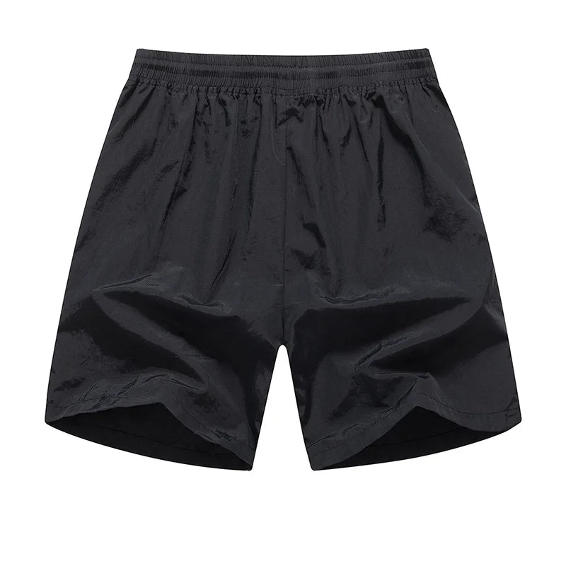 Double Layer Swim Trunks Short Quick Dry Beach Shorts Swimming Trunks with Zipper Pockets