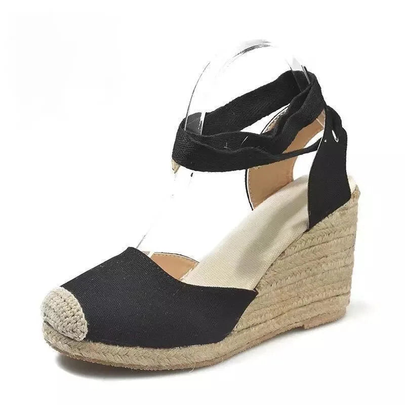 Wedges Shoes for Women Slip on Closed Toe Espadrille Platform Women Sandals 2022 Summer Shoes Platform Sandalias De Mujer Zapato